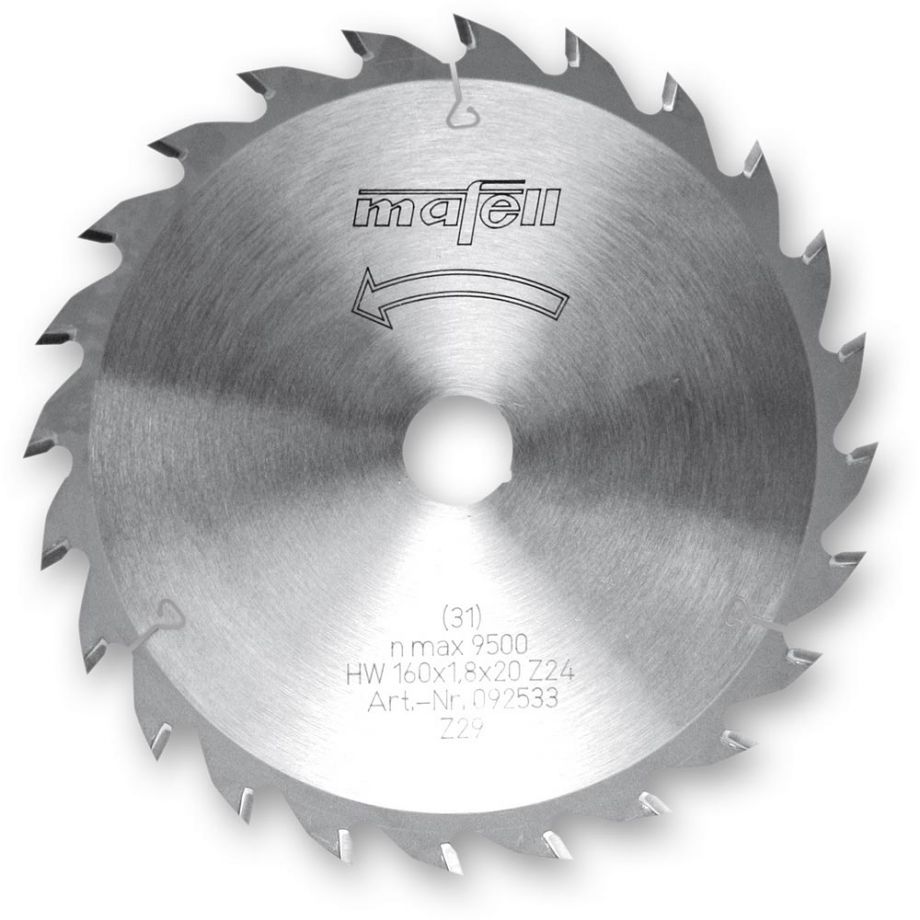 Mafell TCT Saw Blades for MT55 160mm x 20mm