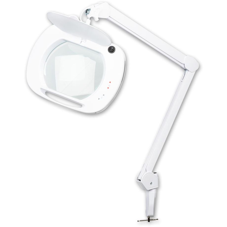 LightCraft Wide Lens LED Magnifier Lamp With Dual Dimmer Function