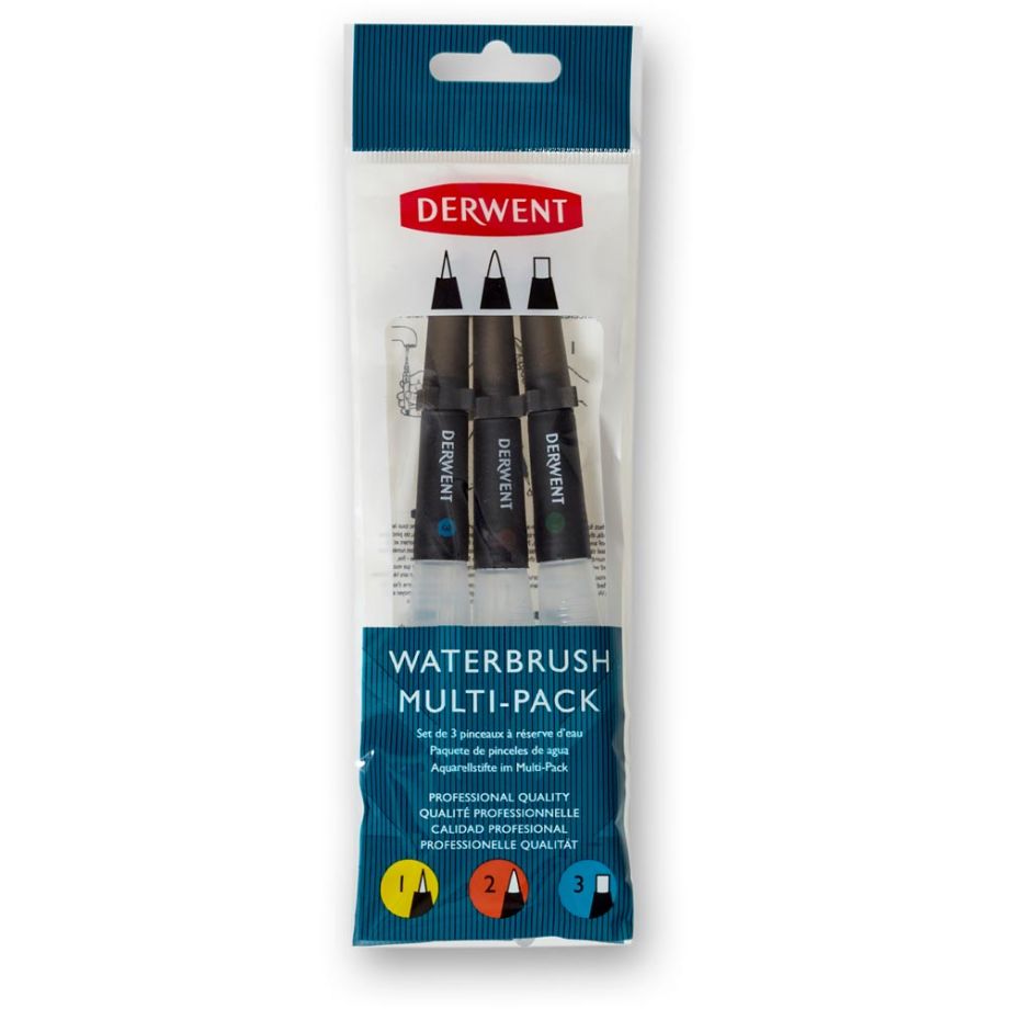 Derwent Waterbrush Multi-Pack
