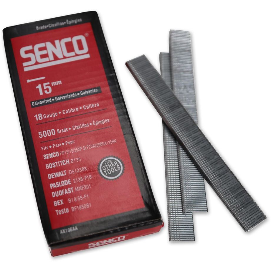 SENCO AX 18-gauge Galvanised Brad Nails - Box of 5,000