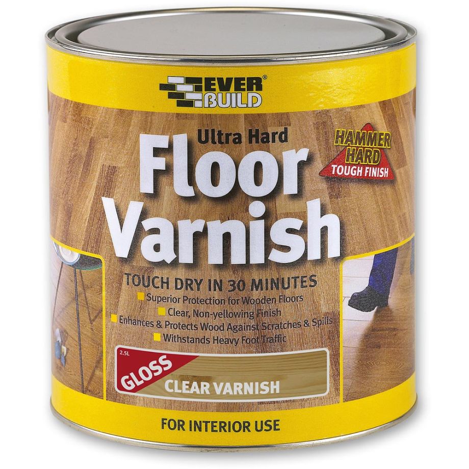 Everbuild Ultra Hard Floor Varnish - 2.5 litre