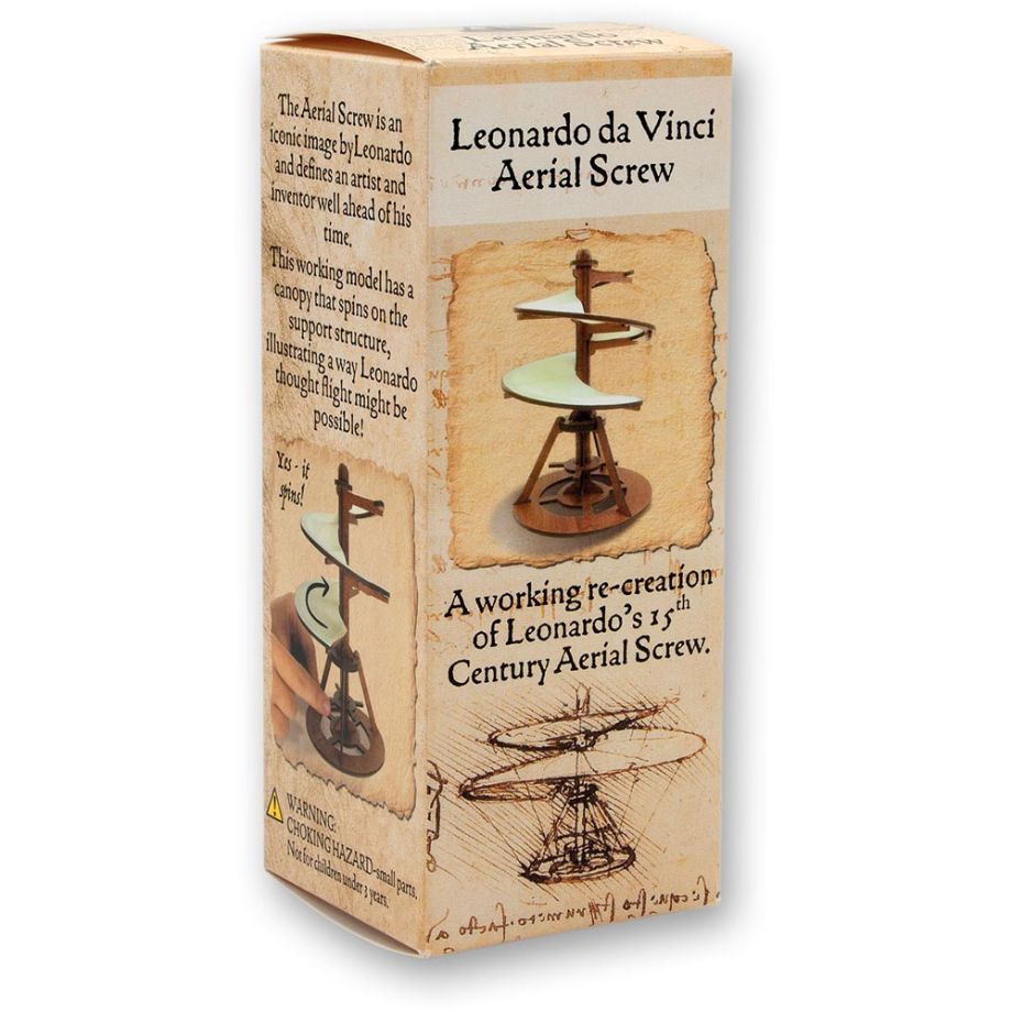 Mini Wooden Kit - Leonardo da Vinci Aerial Screw