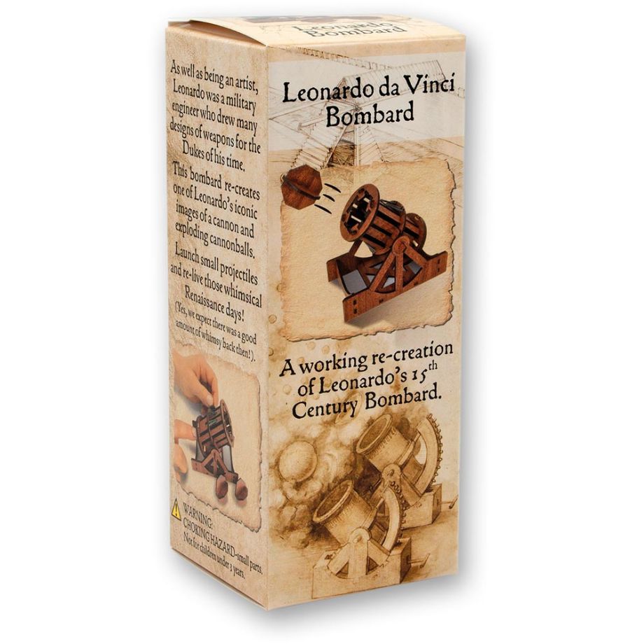 Mini Wooden Kit - Leonardo da Vinci Bombard