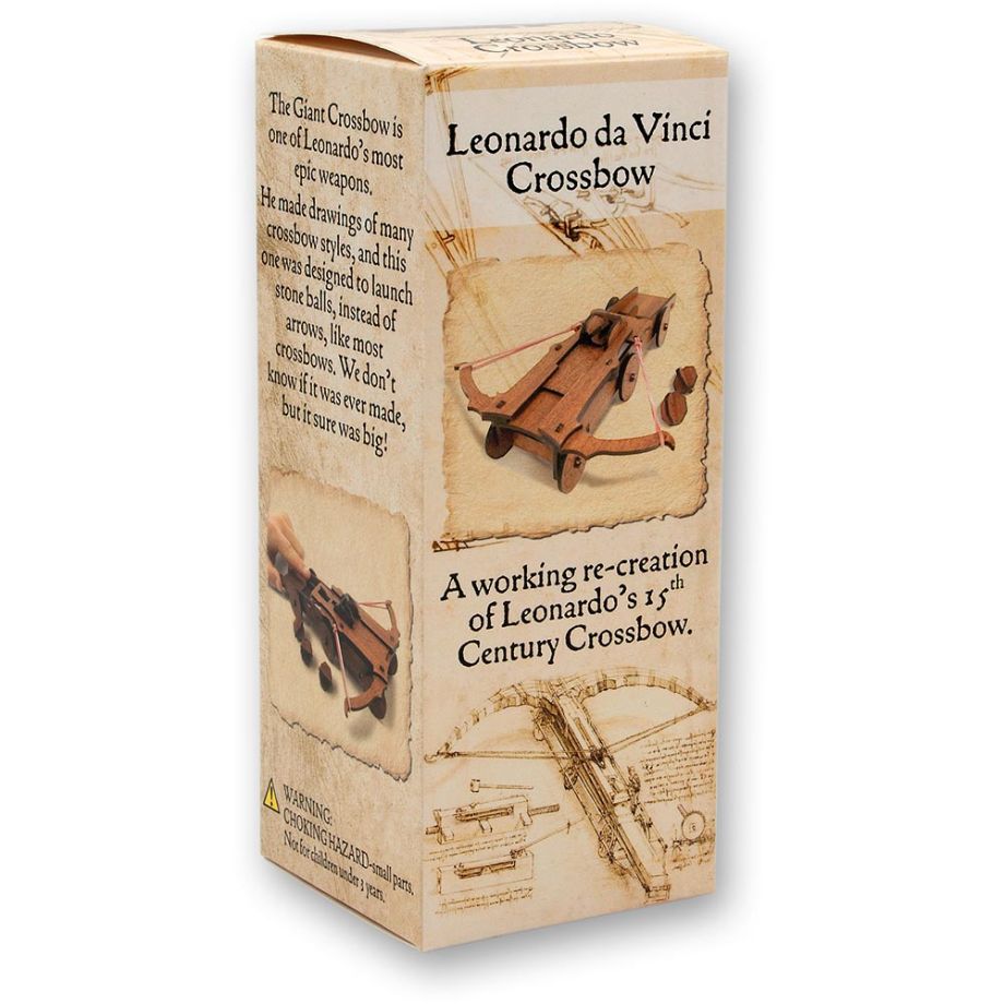 Mini Wooden Kit - Leonardo da Vinci Crossbow