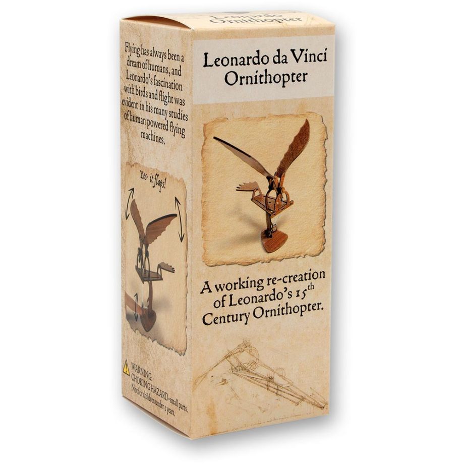 Mini Wooden Kit - Leonardo da Vinci Ornithopter