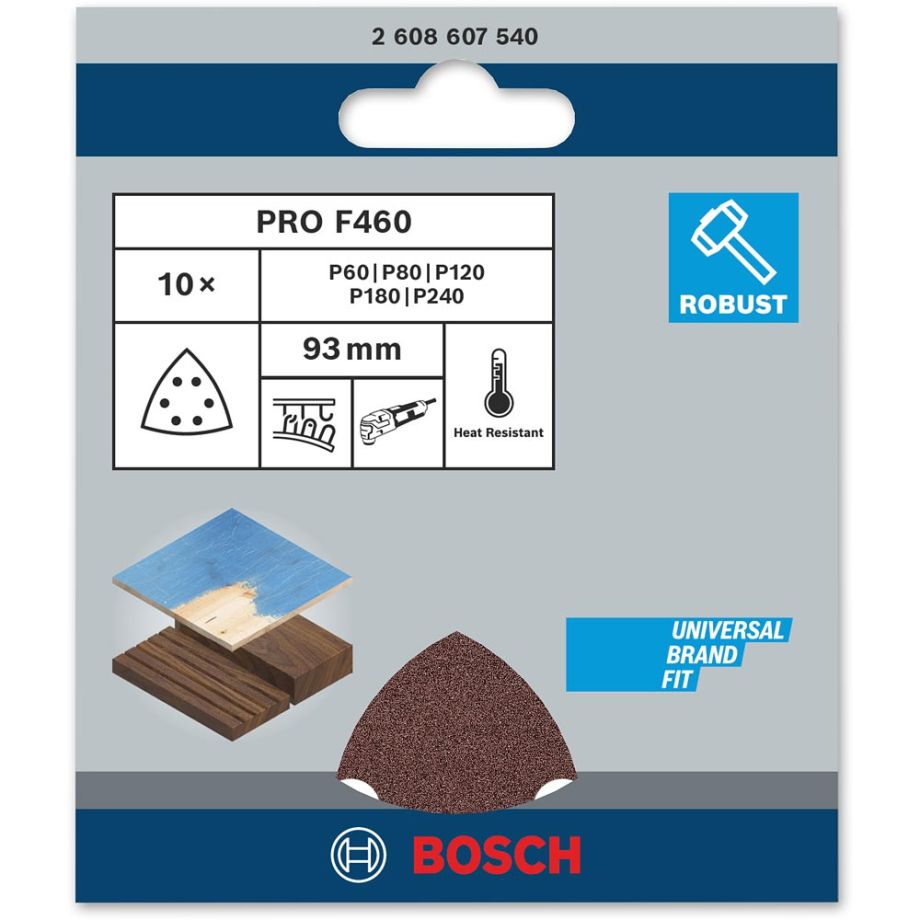 Bosch C430 Delta Abrasive Mixed Pack 10
