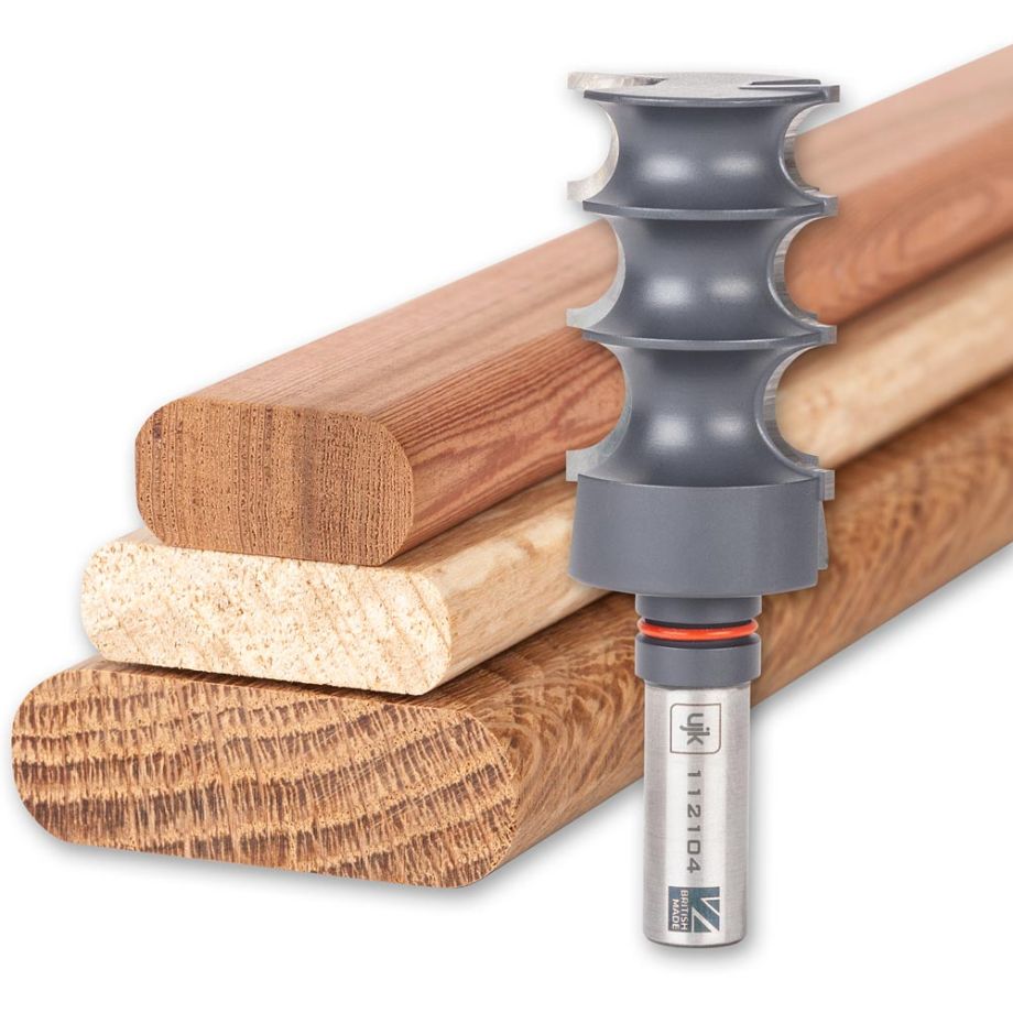 UJK Loose Tenon Router Cutters - 12mm Shank