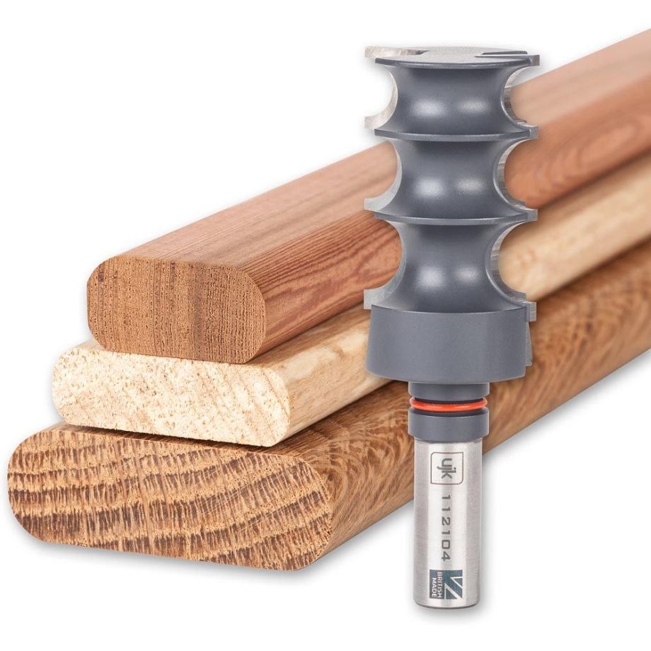 UJK Loose Tenon Router Cutters - 12mm Shank