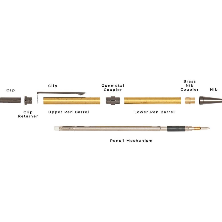 Click Pencil Kit - Gunmetal