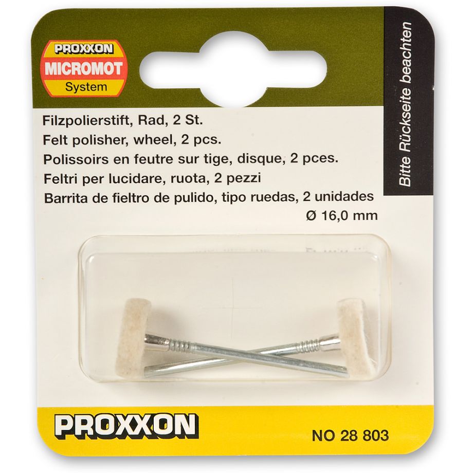 PROXXON Felt Tip Wheel  (Pkt 2)