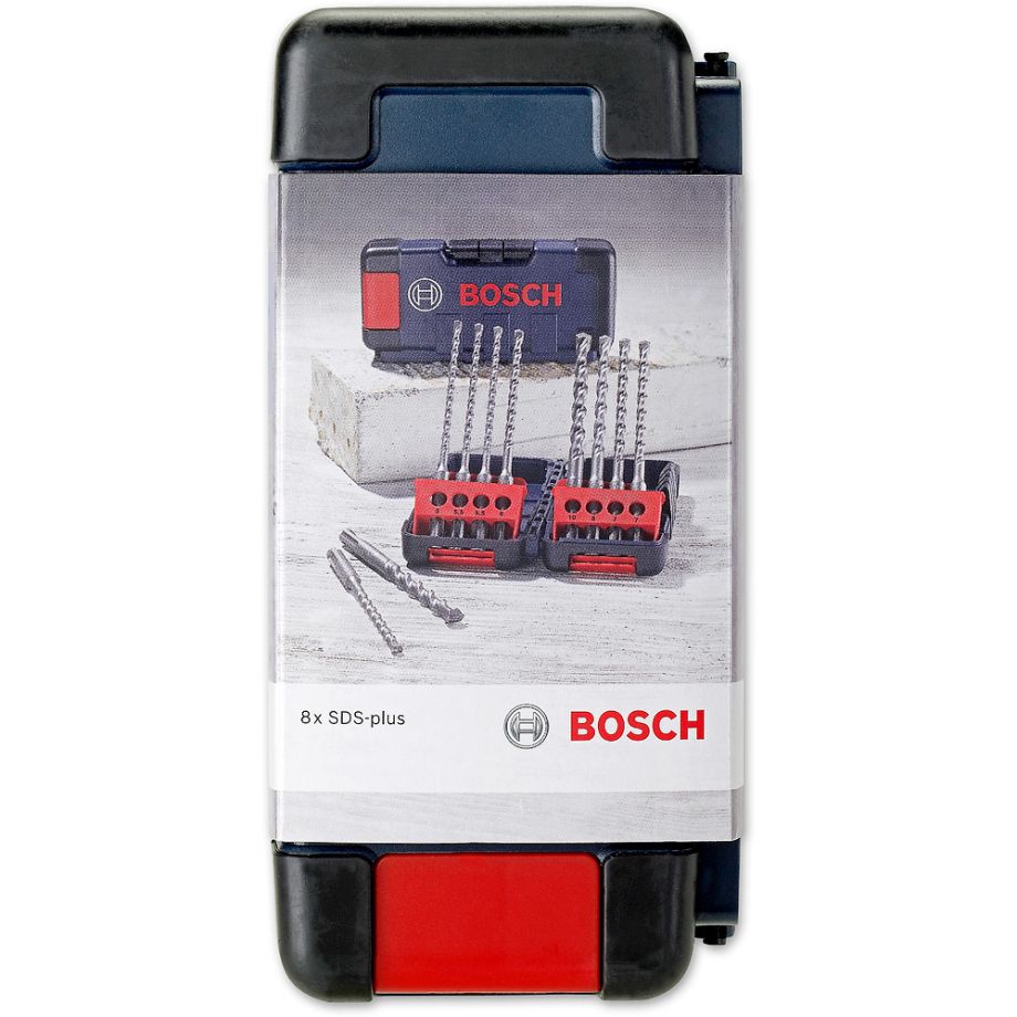 Bosch 8 Piece SDS+ Drill Set In Tough Box