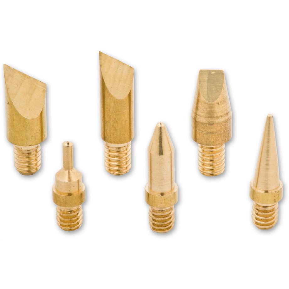 Star Tec Set of 6 Standard Tips for Woodburning Pen