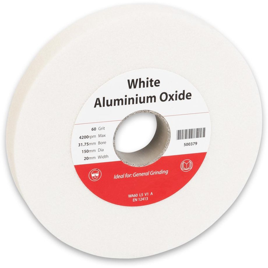 Axminster Aluminium Oxide 'White' Grinding Wheels - 150mm
