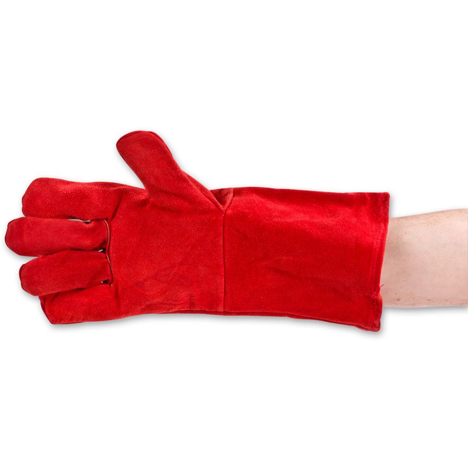 Supertouch Leather Gauntlet Gloves