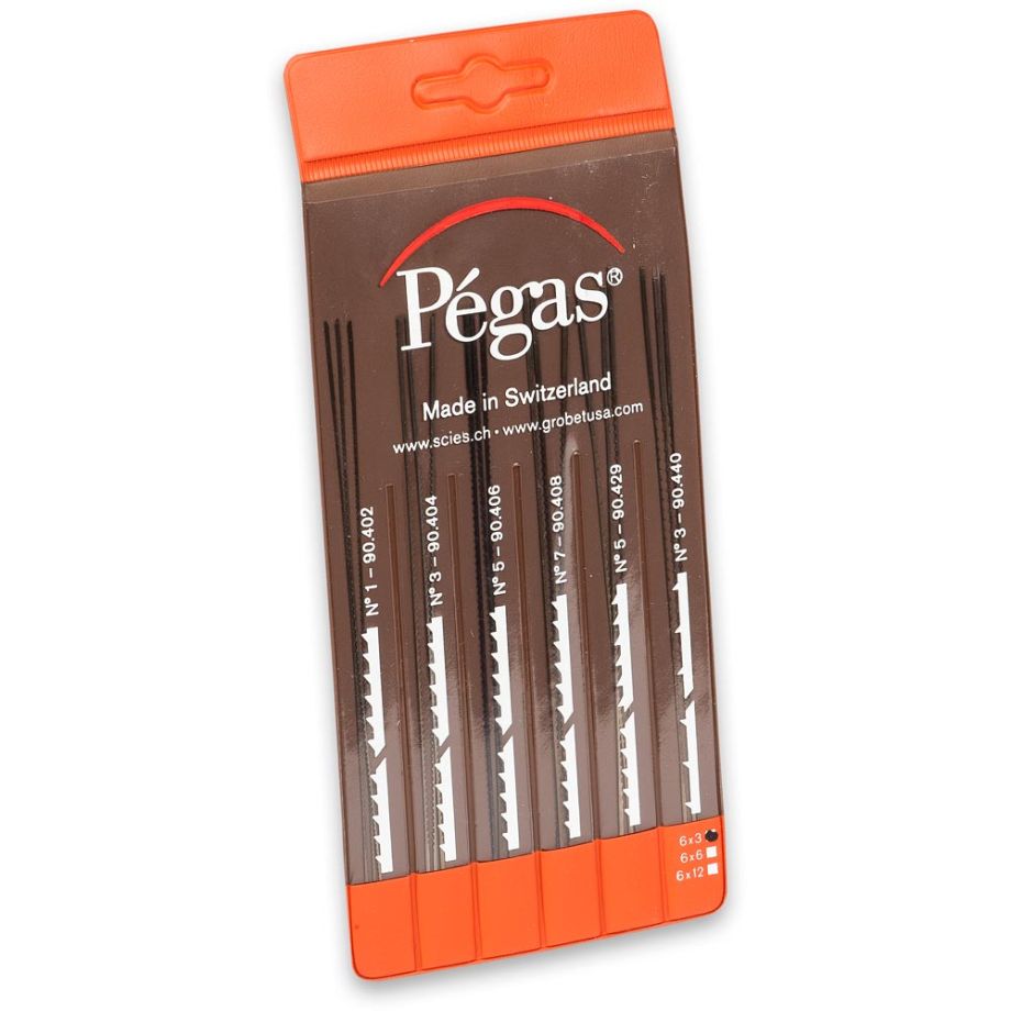 Pegas Wood Scroll Saw Blade Starter Pack
