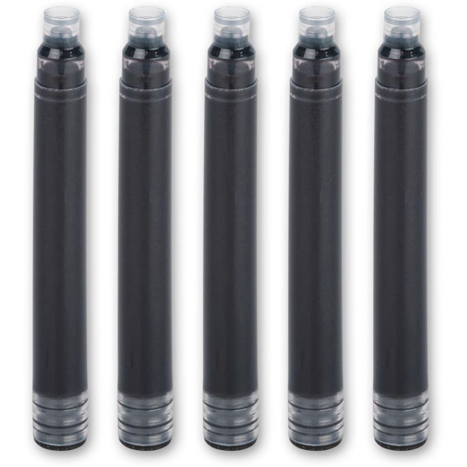 Ink Cartridges for Empress Fountain Pens - Black (Pkt 5)