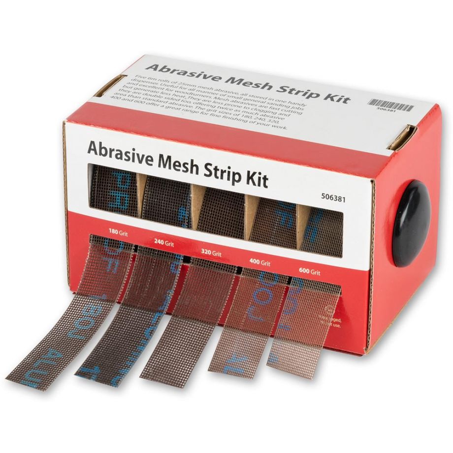 Axminster Workshop Abrasive Mesh Strip Kit