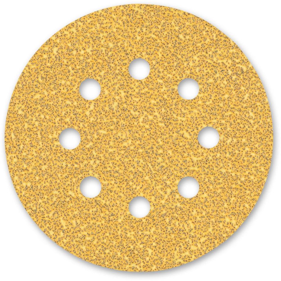 Bosch C470 Gold Abrasive Discs 125mm (8 Hole)