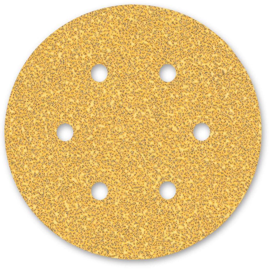 Bosch C470 Gold Abrasive Discs 150mm (6 Hole) | Axminster Tools