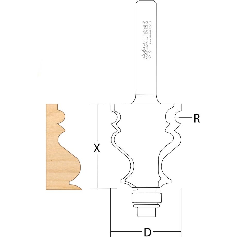 Axcaliber Traditional Moulding Cutter