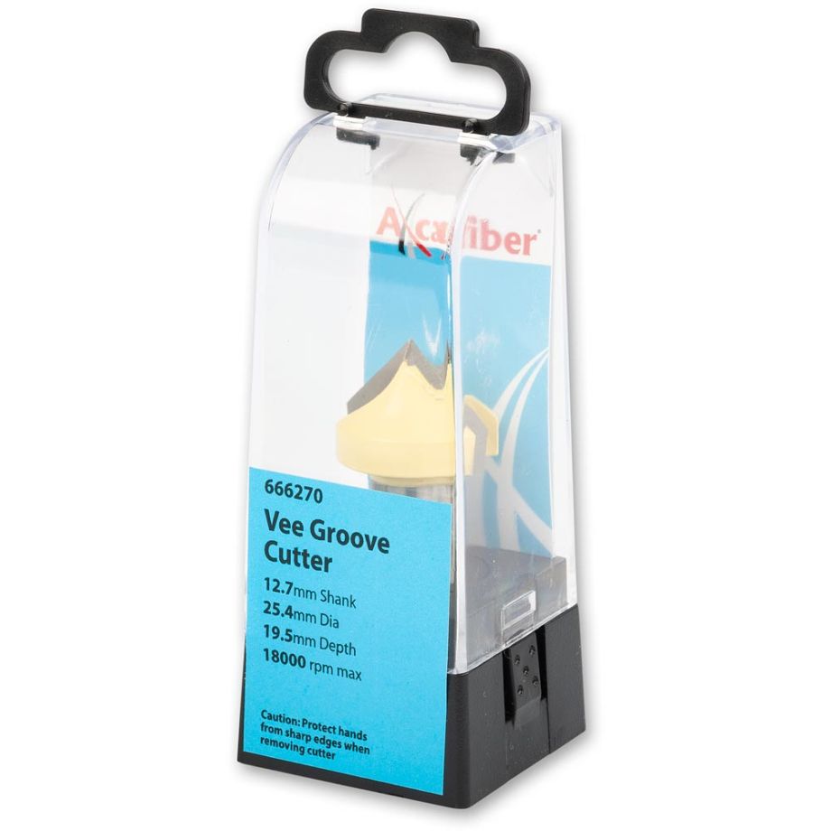 Axcaliber Vee Groove Router Cutters