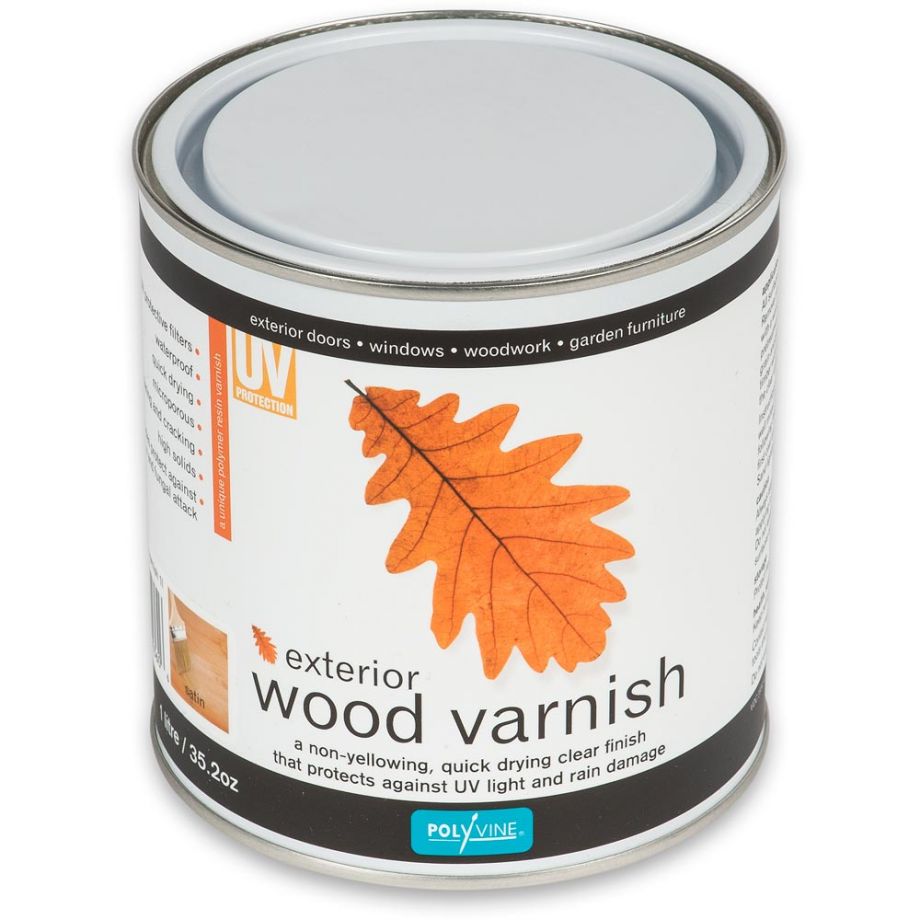 Polyvine Exterior Wood Varnish - 1 litre