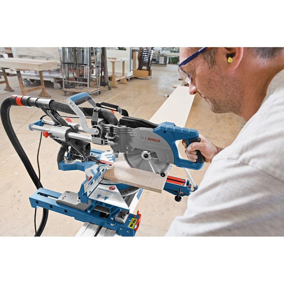 Bosch GCM 8 SJL 216mm Slide Mitre Saw and GTA 2600 Stand - PACKAGE
