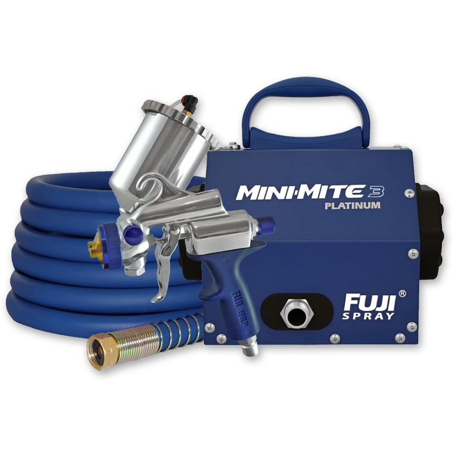 Fuji Spray Mini-Mite 3 Platinum Turbine Unit & G-Xpc Gravity Spray Gun