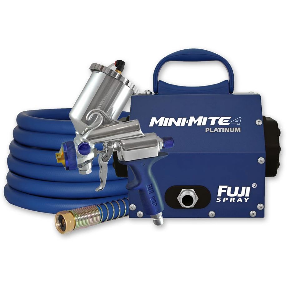 Fuji Spray Mini-Mite 4 Platinum Turbine Unit & G-Xpc Gravity Spray Gun