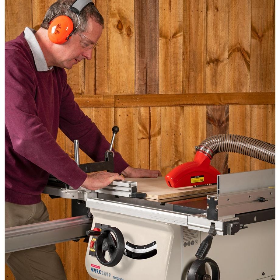 Axminster Workshop AW216TS Table Saw Kit with Cabinet Stand