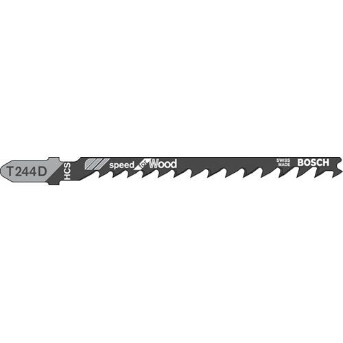 5 x Jigsaw Blades T244D 100mm High Speed Wood Cutting HCS Fits Black & Decker UK 