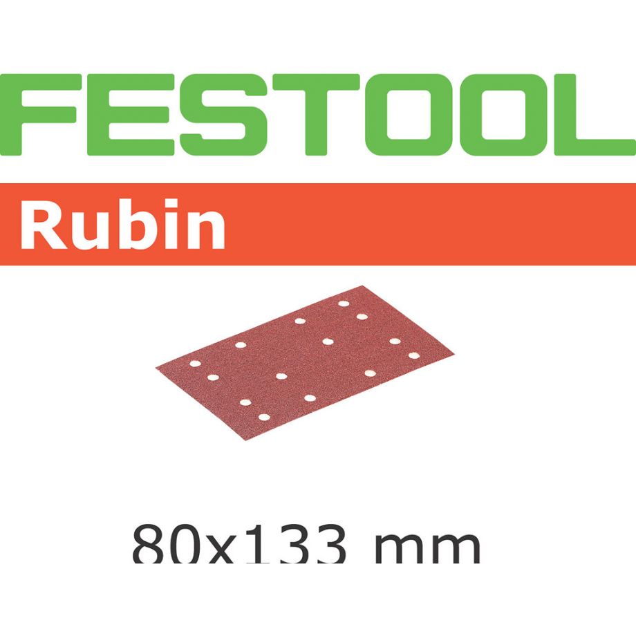 Festool Rubin 2 Abrasive Sheets - 80 x 133mm