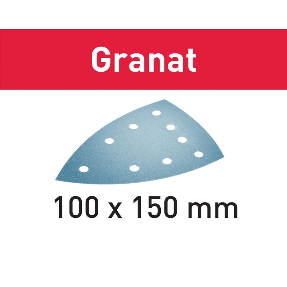 Festool Granat Delta Abrasive 100 x 150mm (Pkt 10)