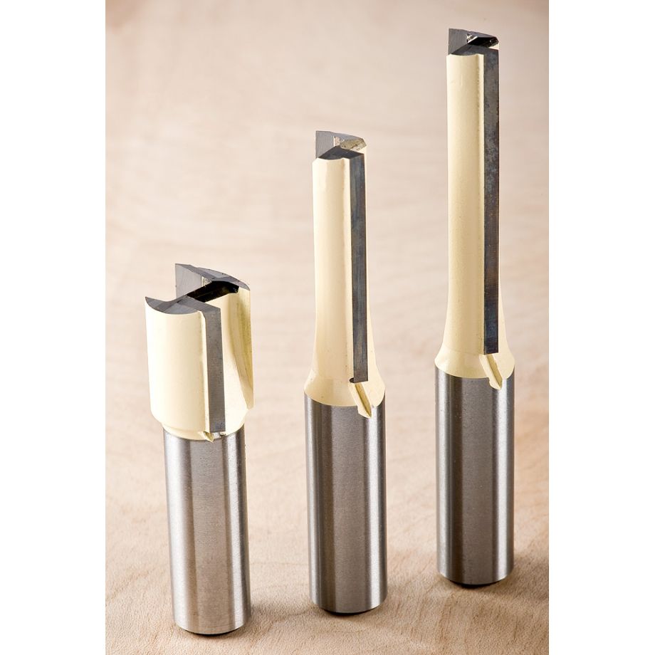 Axcaliber Twin Flute Small Diameter Straight Cutters - 1/2