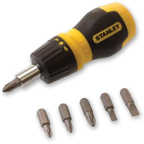 Stanley Multibit Stubby Screwdriver with 6 Bits