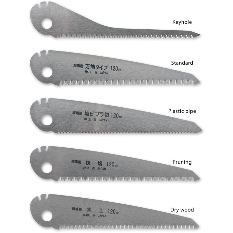Blades for Japanese Folding Pocket Saw - 120mm