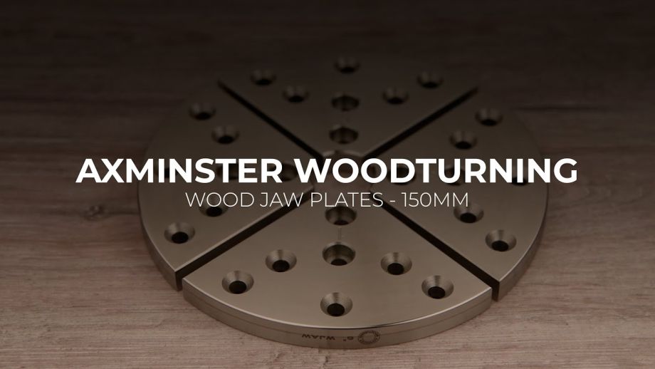 Axminster Woodturning Wood Jaw Plates - 150mm