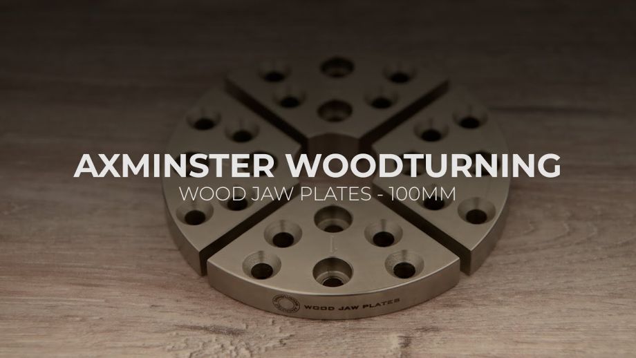 Axminster Woodturning Wood Jaw Plates - 100mm