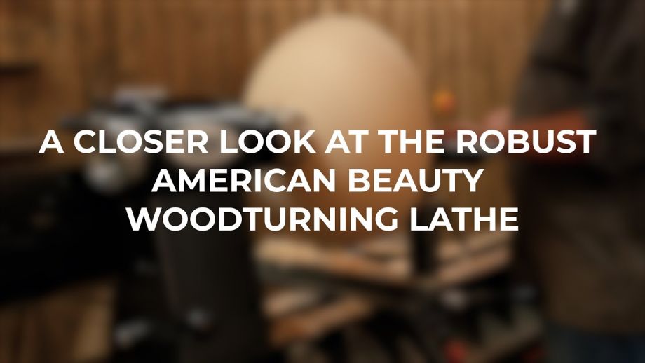 Robust American Beauty Woodturning Lathe