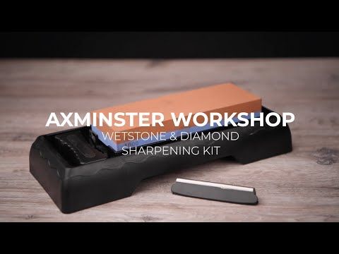 Axminster Workshop Wetstone & Diamond Sharpening Kit