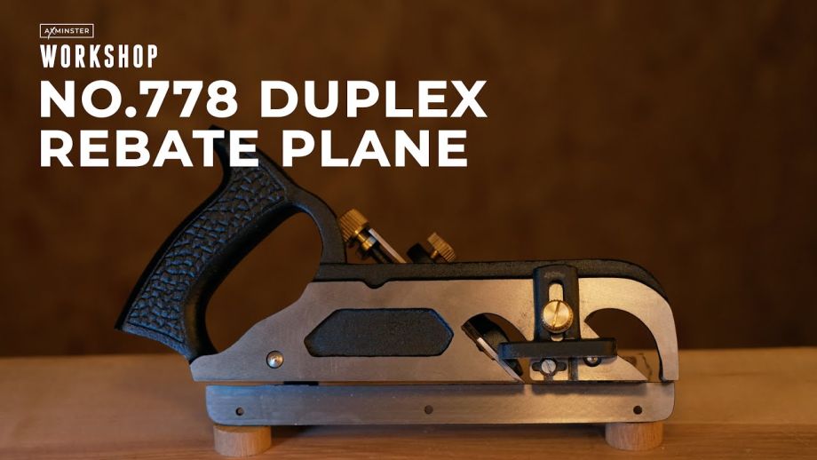 Axminster Workshop No. 778 Duplex Rebate Plane