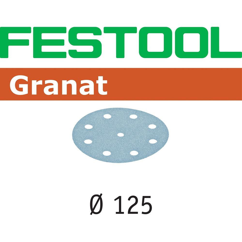 492946 Festool 125mm P100 sanding discs pack of 10 Brilliant 2 abrasive