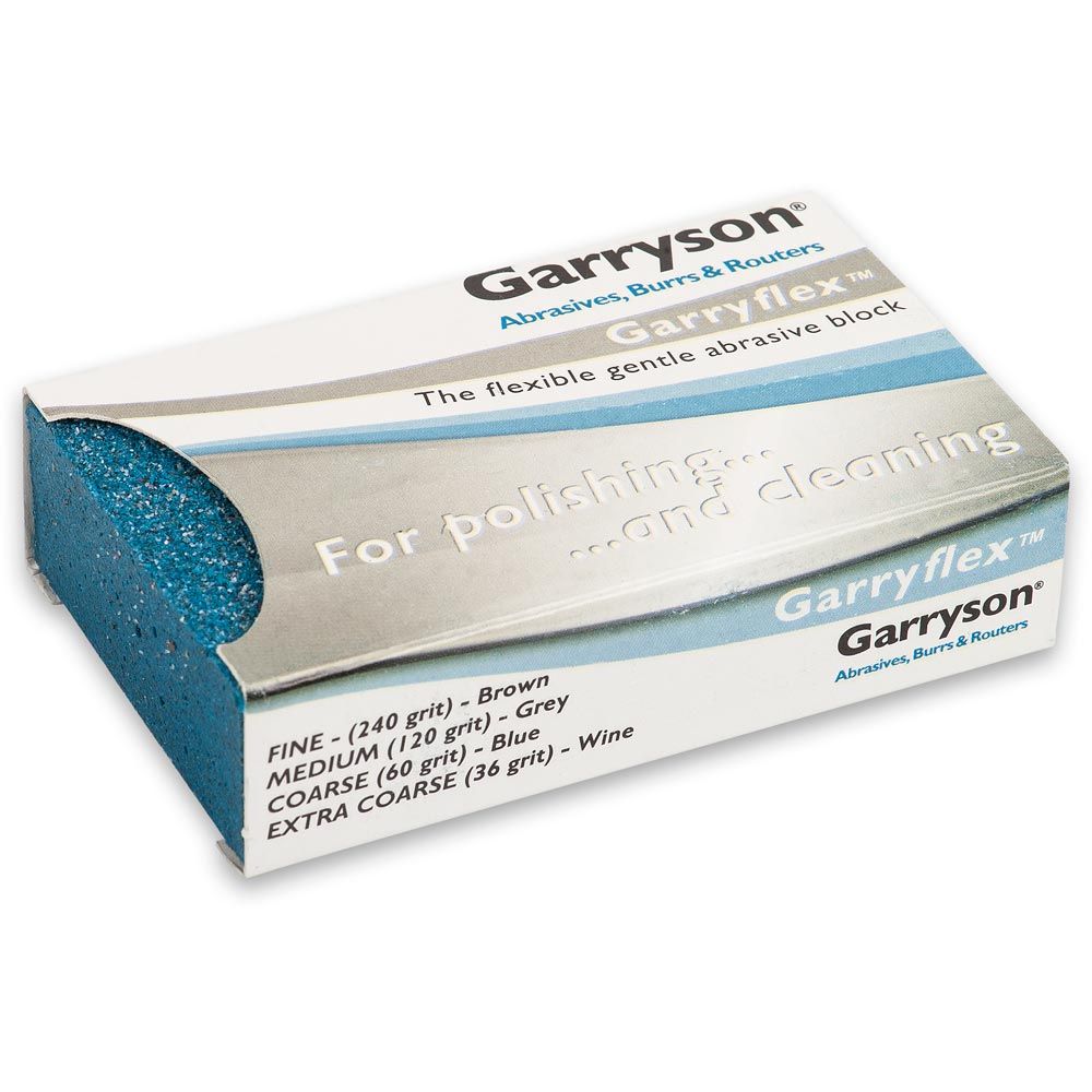 Garryflex Caoutchouc abrasif blocs Grit 36/60/120/240