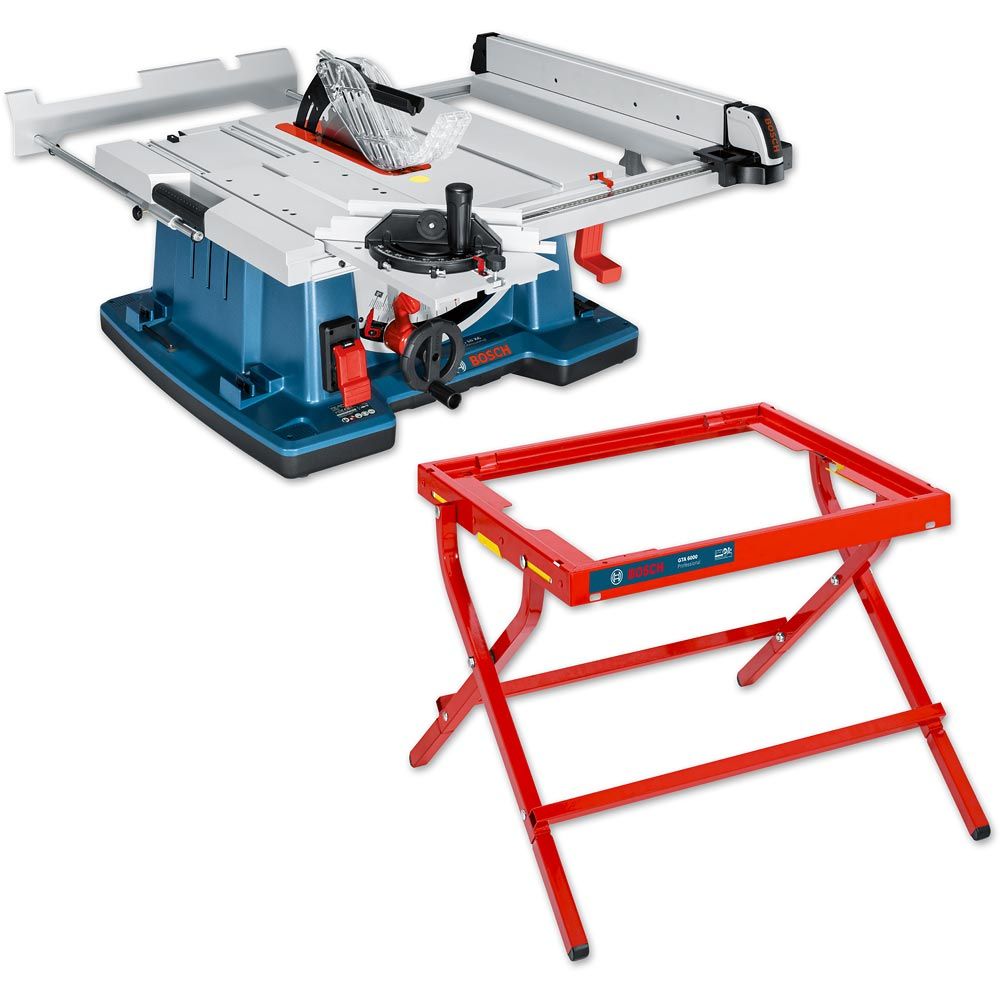 Bosch Gts 10 Xc 254mm Table Saw With Leg Stand Package Deal Axminster Tools