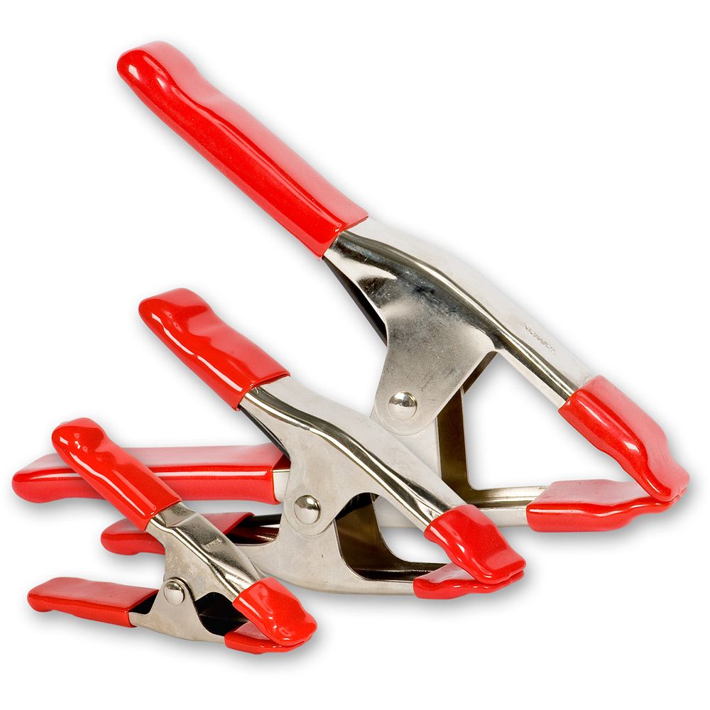 Wood Work Grip Clips 2 PCS 3" Heavy Duty Spring Clamps 