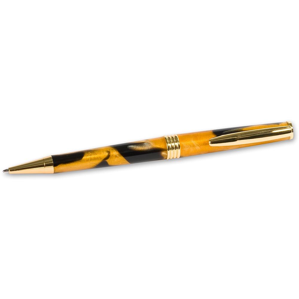 Woodturning Pen Kits JEWELLED Slimline style twist pen kits 