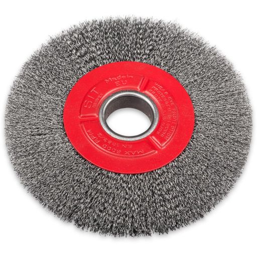 SIT Wire Brush for Grinders - Steel Single Row 200mm