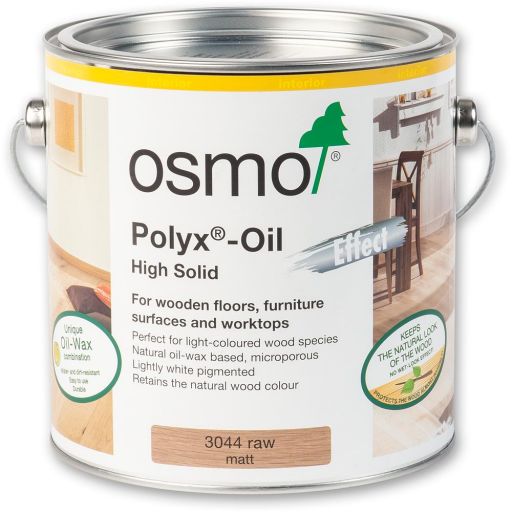 Osmo Polyx Hard-Wax Oil 3044 - Raw 2.5 litre