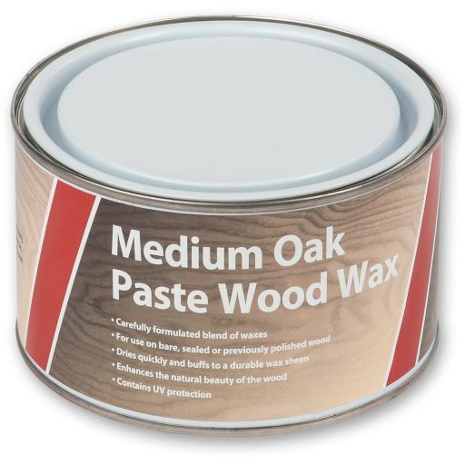 Axminster Workshop Paste Wood Wax - Medium Oak 400g
