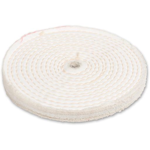 Axminster Workshop 150mm Stitched Polishing Mop Plain Bore